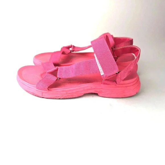 Hot Pink Strappy Sandals 41 - Picture 1 of 8